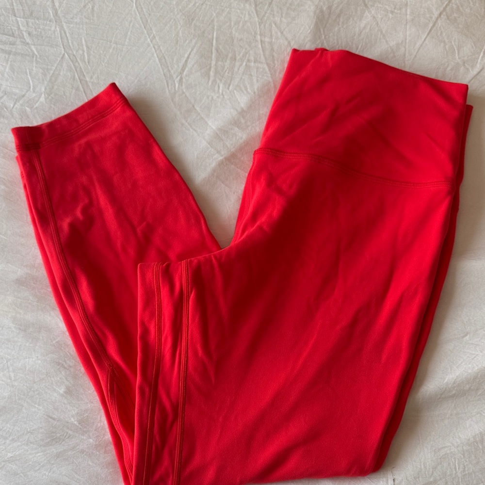 Lulu Align red  Leggings